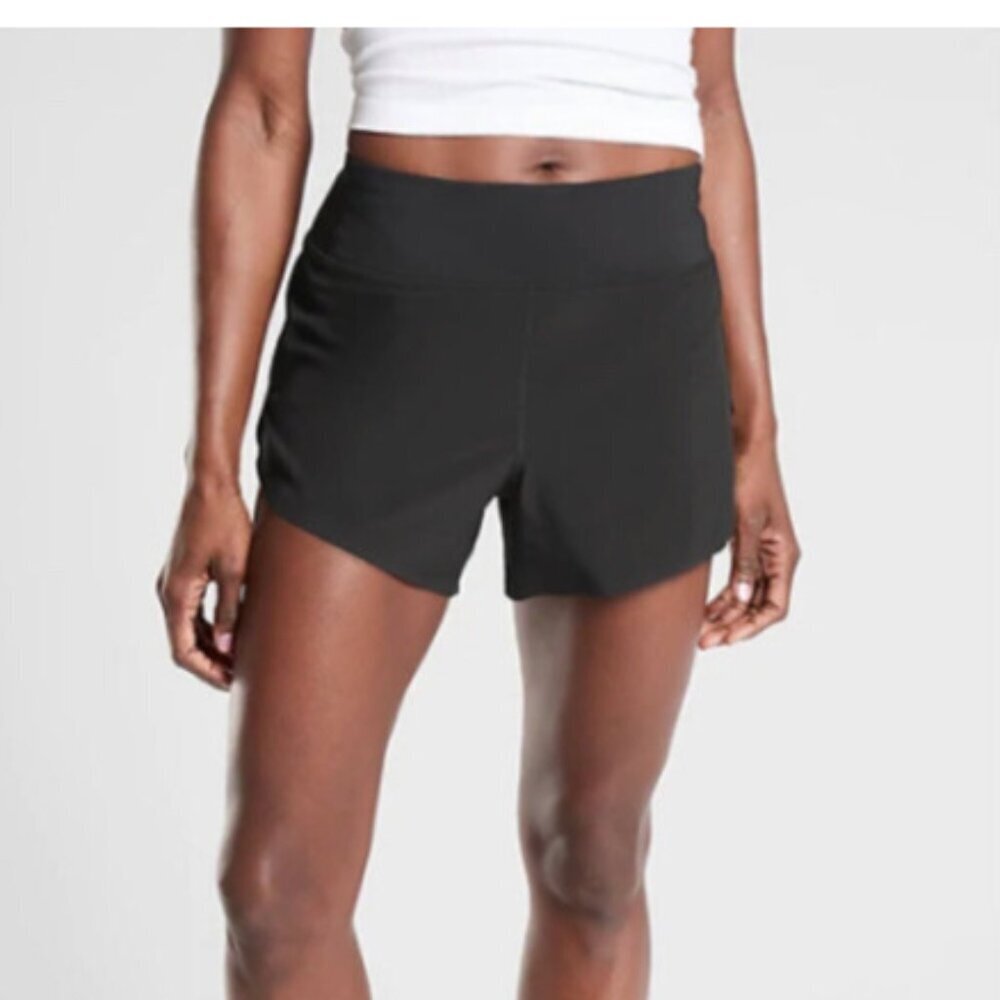 Athleta run with it 3.5" Black Women's Shorts XL